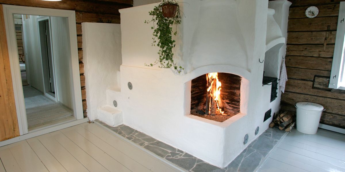 Kivitex silicate paint on fireplace