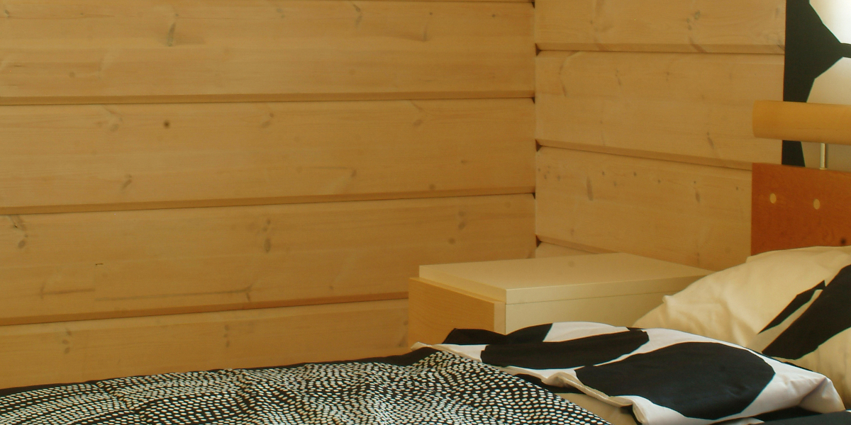 log wall