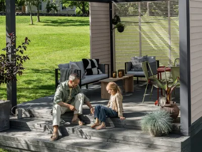 how to paint and care for wooden decking