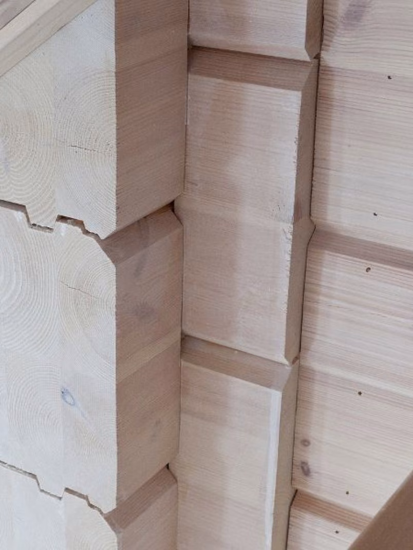 Laminated logs