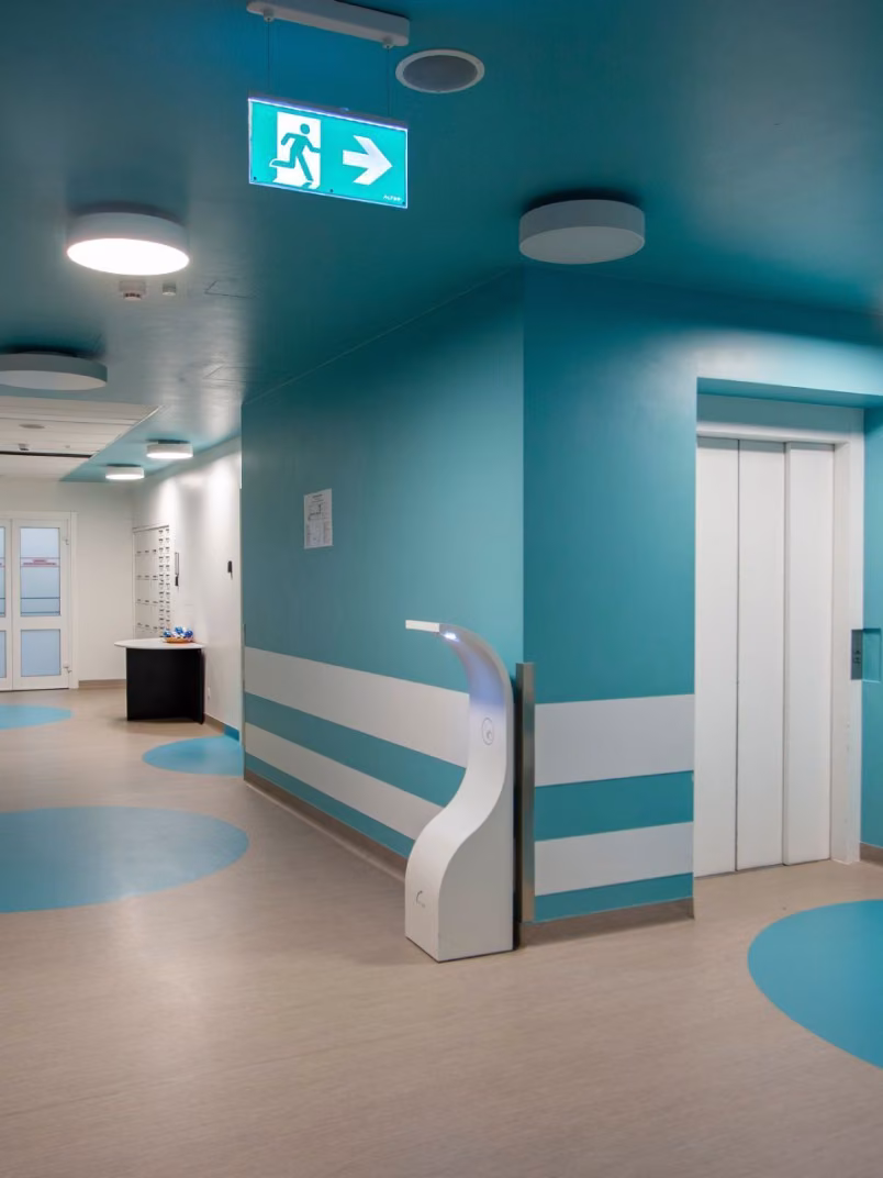 Argentum Plus 20 paint provides a healthy, hygienic finish for hospital’s walls