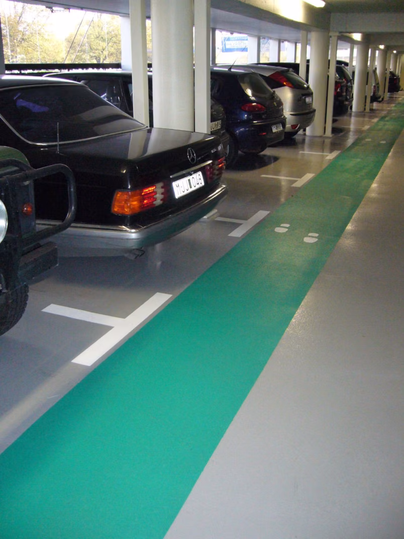 Coating solutions for concrete cycle paths and walkways