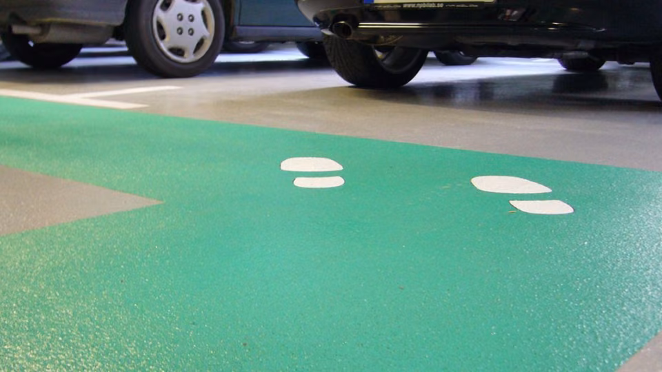Coating solutions for concrete floors in car parks and aircraft hangars