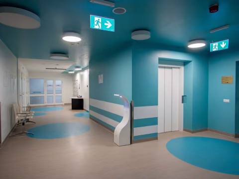 Argentum Plus 20 paint provides a healthy, hygienic finish for hospital’s walls