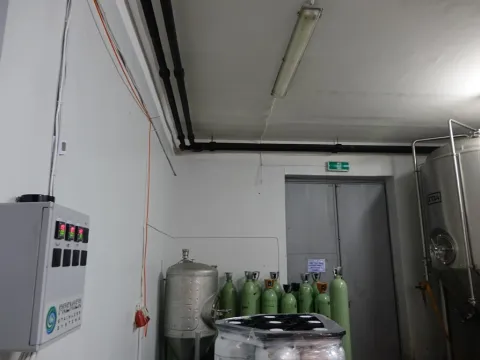 The walls were painted with Tikkurila Argentum 20