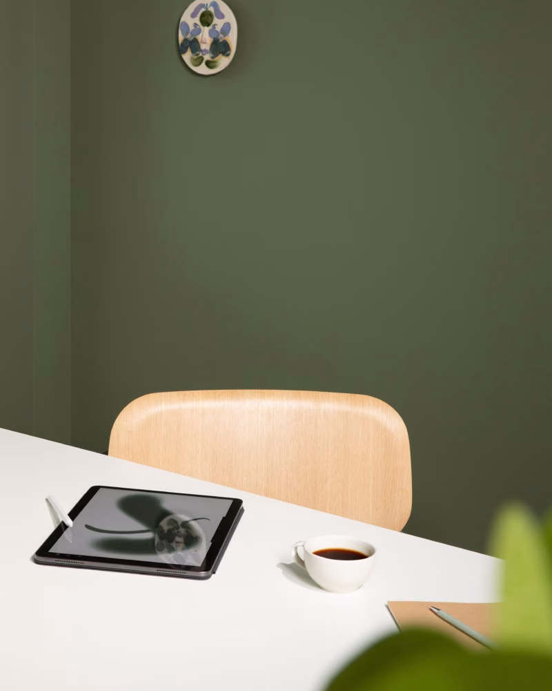 Office makeover is made with colours